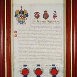 Letters Patent - For the Grant of City Arms, Municipal Council of Sydney, 1908
