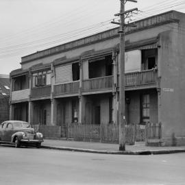 Terrace houses, Bourke Street Woolloomooloo, 1958