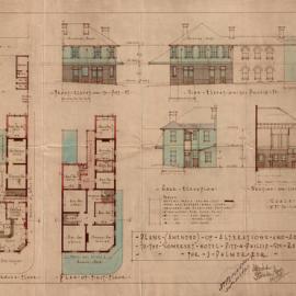 Plan - Additions and alterations to the Somerset hotel, Pitt and Phillip Streets Redfern, 1927