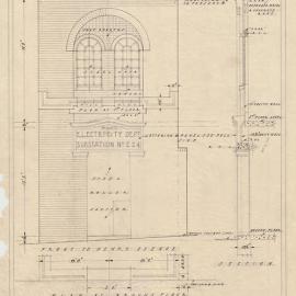 Plan - Substation No. 224, Henry Avenue Ultimo, 1927 