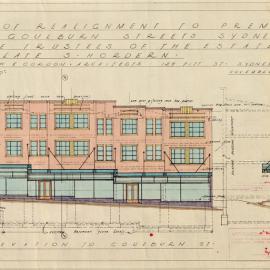 Plan - 405-411 Pitt Street and Goulburn Street Sydney, 1940