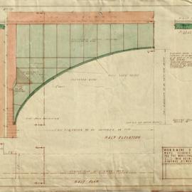 Plan - Roadway arches to workmen's dwellings, Ways Terrace Pyrmont, 1925