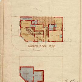 Plan - Ground Floor and Basement, Royal Oak Hotel, Chippendale, 1912