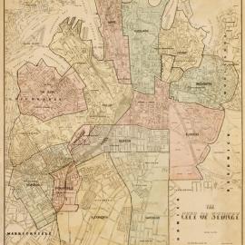 City of Sydney Ward Map, 1949-1959