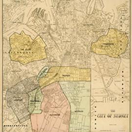 City of Sydney Ward Map, Absorbed Municipalities 1949