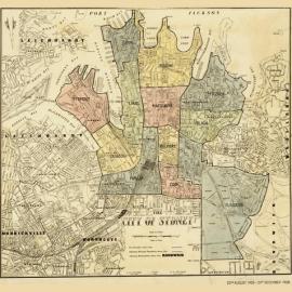 City of Sydney Ward Map, 1902-1908