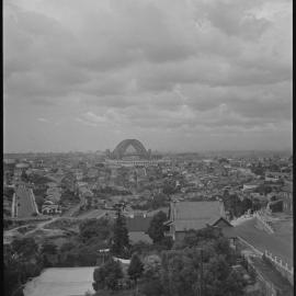View of Sydney Harbour Bridge, Bent Street Neutral Bay, 1938