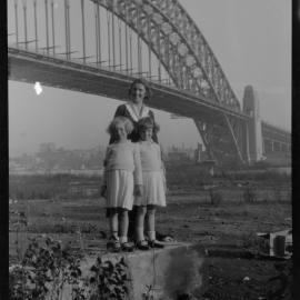 Visit to Sydney Harbour Bridge, Milsons Point, 1935