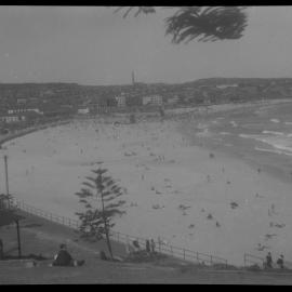 Beach panorama, Notts Avenue Bondi Beach, 1935