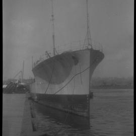 HMAS Anzac prior to scuttling, Sydney Harbour, 1936