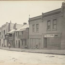 Print - Commercial premises in Goulburn Street Surry Hills, circa 1909
