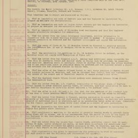 Minutes of the Works, Building and Parks Committee, 1942 [Newtown Municipal Council]