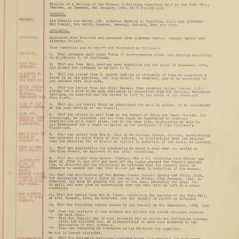 Minutes of the Finance and Building Committee, 1940 [Newtown Municipal Council]