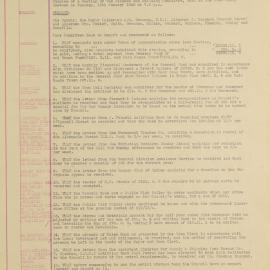 Minutes of the Finance and Building Committee, 1943 [Newtown Municipal Council]