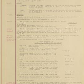 Minutes of the Finance and Building Committee, 1944 [Newtown Municipal Council]