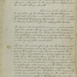 Petition - Request for a review of the by laws regulating the City Market and Wharf, Sydney, 1844