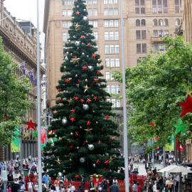 Christmas tree, Martin Place Sydney, 2006