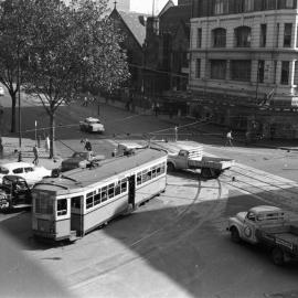 Pitt Street at Rawson Place Central Railway Sydney, 1959