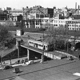 View from Railway Clock Tower Central Station Sydney, 1957