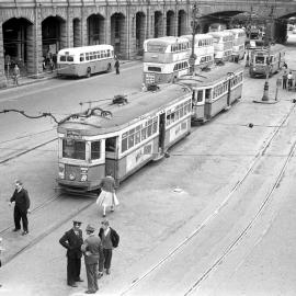 Eddy Avenue at entrance to Central Railway Station Sydney, 1960