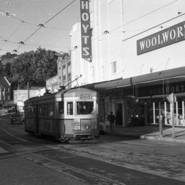 New South Head Road at Double Bay Shops, 1960