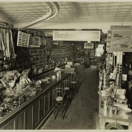 Hardware and paint department, Brennans department store, King Street Newtown, no date