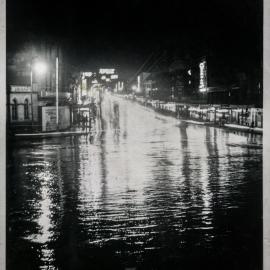 William Street at night, Darlinghurst, circa 1937-1938
