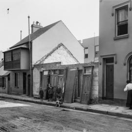 Glass Negative - Queen Street Chippendale, circa 1912
