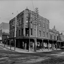 Glass Negative - Newmarket Hotel in Elizabeth Street Surry Hills, circa 1913