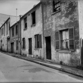 Glass Negative - Commercial buildings in Barker Lane Sydney, circa 1913