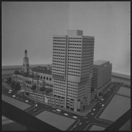 Architectural model of Town Hall House, corner Druitt And Kent Streets Sydney, 1972