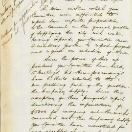 Report on the supply of water to the City, 1853