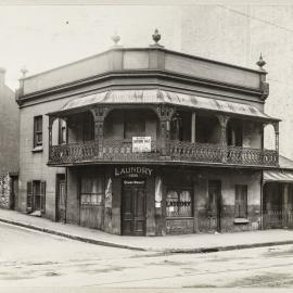 Print - Laundry in Goulburn Street Sydney, 1921