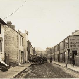 Print - Wexford Street towards Elizabeth Street Surry Hills, 1906
