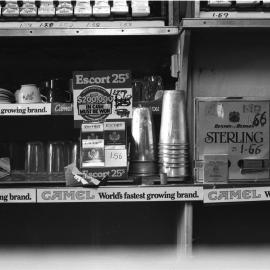 Cigarettes,  Chios Milk Bar, Regent Street Redfern, 1983