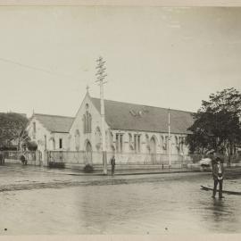 Print - St Francis Church from Castlereagh Street Haymarket, 1909