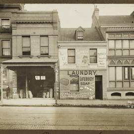 Print - Streetscape with Yee Chong and Company Chinese Laundry and shops, William Street Darlinghurst, 1916