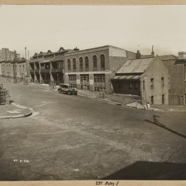 Print - Streetscape with James Kwong Sing furniture manufacturer, Little Albion and Streets Surry Hills, 1928