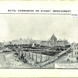Drawing - Royal Commission on Sydney Improvement - No 21 - N Selfe - Central Railway Station, circa 1908-1909