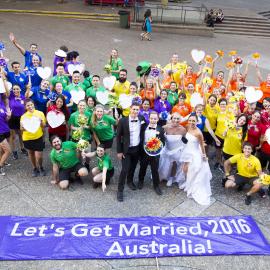 City of Sydney wedding group, Sydney Gay & Lesbian Mardi Gras, 2016
