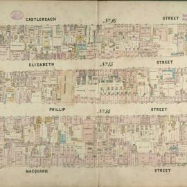 Plans of Sydney (Doves), 1880: Map 4 - Blocks 14, 15, 16