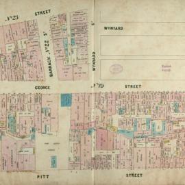 Plans of Sydney (Doves), 1880: Map 8 - Blocks 19, 22, 23