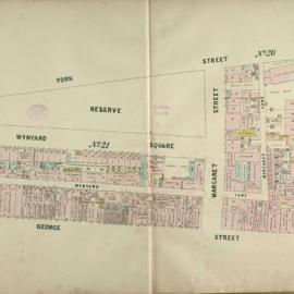 Plans of Sydney (Doves), 1880: Map 7 - Blocks 20, 21