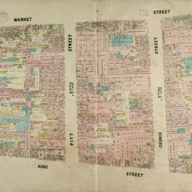 Plans of Sydney (Doves), 1880: Map 9 - Blocks 24, 25, 26