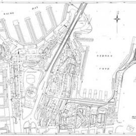City of Sydney - Civic Survey, 1938-1950: Map 6 - Circular Quay, Dawes Point