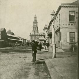 City Markets and Henry Palser wholesale grocer, York Street Sydney, 1879