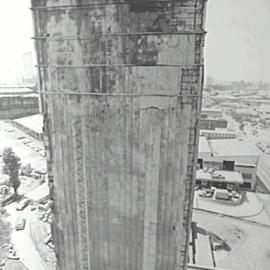 Pyrmont Incinerator chimney stack demolition