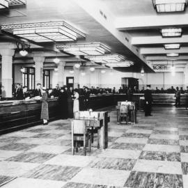 Sydney County Council Accounts Branch and Enquiry Counter, Queen Victoria Building (QVB), 1938