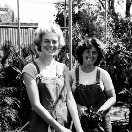 First female apprentices, Parks Department, City of Sydney, 1970