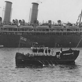 Flotilla on Sydney Harbour, Victory Day celebrations, Sydney 1919